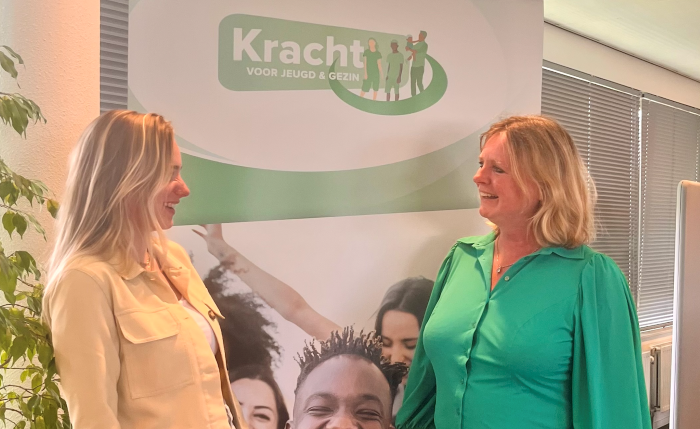 Trainee Dana met Opdrachtgever Kracht